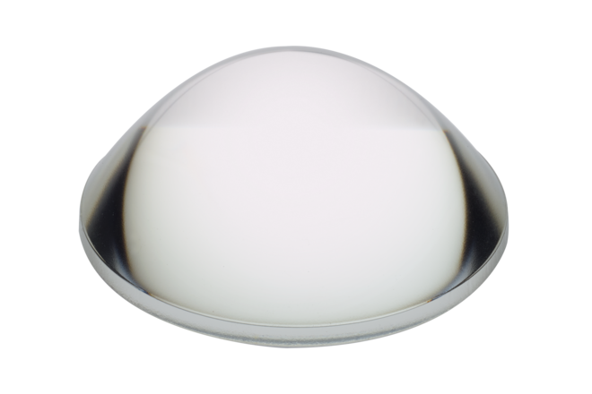 Lentes asfericas - Discos de vidrio o plástico transparentes, curvados al menos parcialmente de forma asférica, para la refracción de la luz.