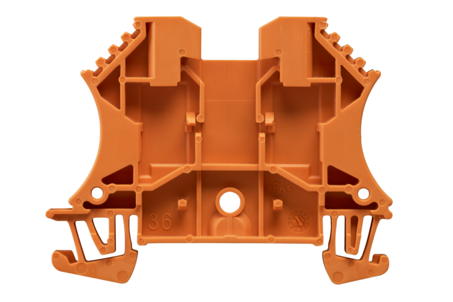 Injection moulded parts - Plastic workpieces produced by injection moulding, often for encapsulating electronic components