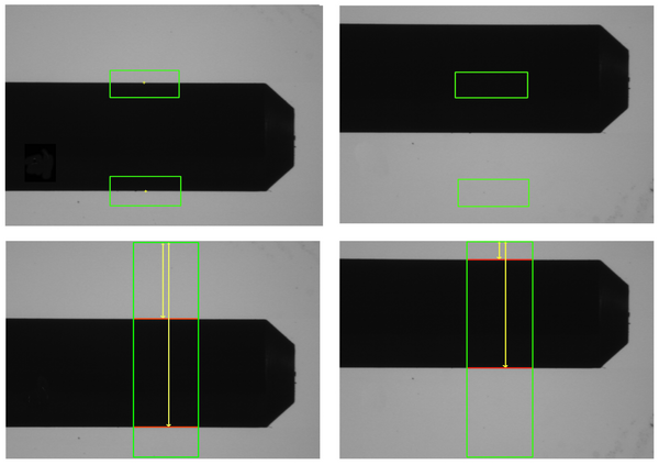 Procesamiento de imágenes de contorno para un escaneado de contornos fiable medición