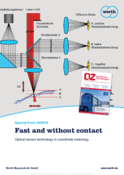 Non-contact and fast – Optical sensor technology in coordinate metrology