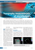 Profile am laufenden Band – Topographiemessung mit optischen Sensoren