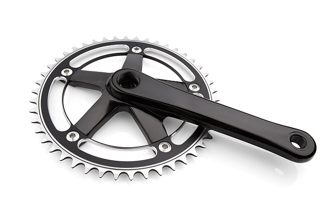 Bicycle cranks - Workpieces for transmitting the power from the bicycle pedal to the chainring