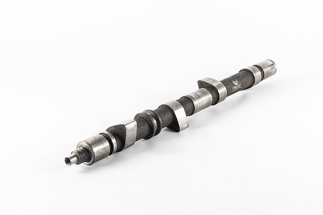Camshafts - Shaft with cams for converting a rotary motion into a short longitudinal motion
