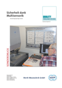 Safety thanks to multi-sensor systems – Unimet uses multi-sensor measuring machines Videocheck S for checking punched bent parts / Unimet Group
